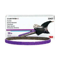 3M 33437 Cubitron II 36+ 3/8" x 13" File Belt - 10 Belts/Box - Jerzyautopaint.com
