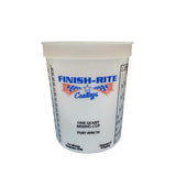 Finish-Rite Quart Paint Mixing Cups with calibrated mixing ratios (box of 100 cups) - Jerzyautopaint.com