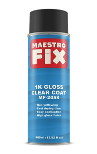 Maestro Fix 1K Clearcoat, Aerosol, 13.5 oz - Jerzyautopaint.com