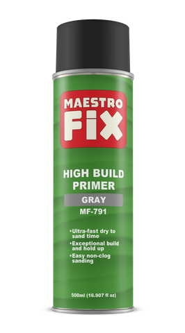 Maestro Fix High Build Aerosol Primer Gray, Black, White - Jerzyautopaint.com