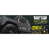U-Pol 820V Raptor Bed Liner Black 4L Pack with Free Application Gun - Jerzyautopaint.com